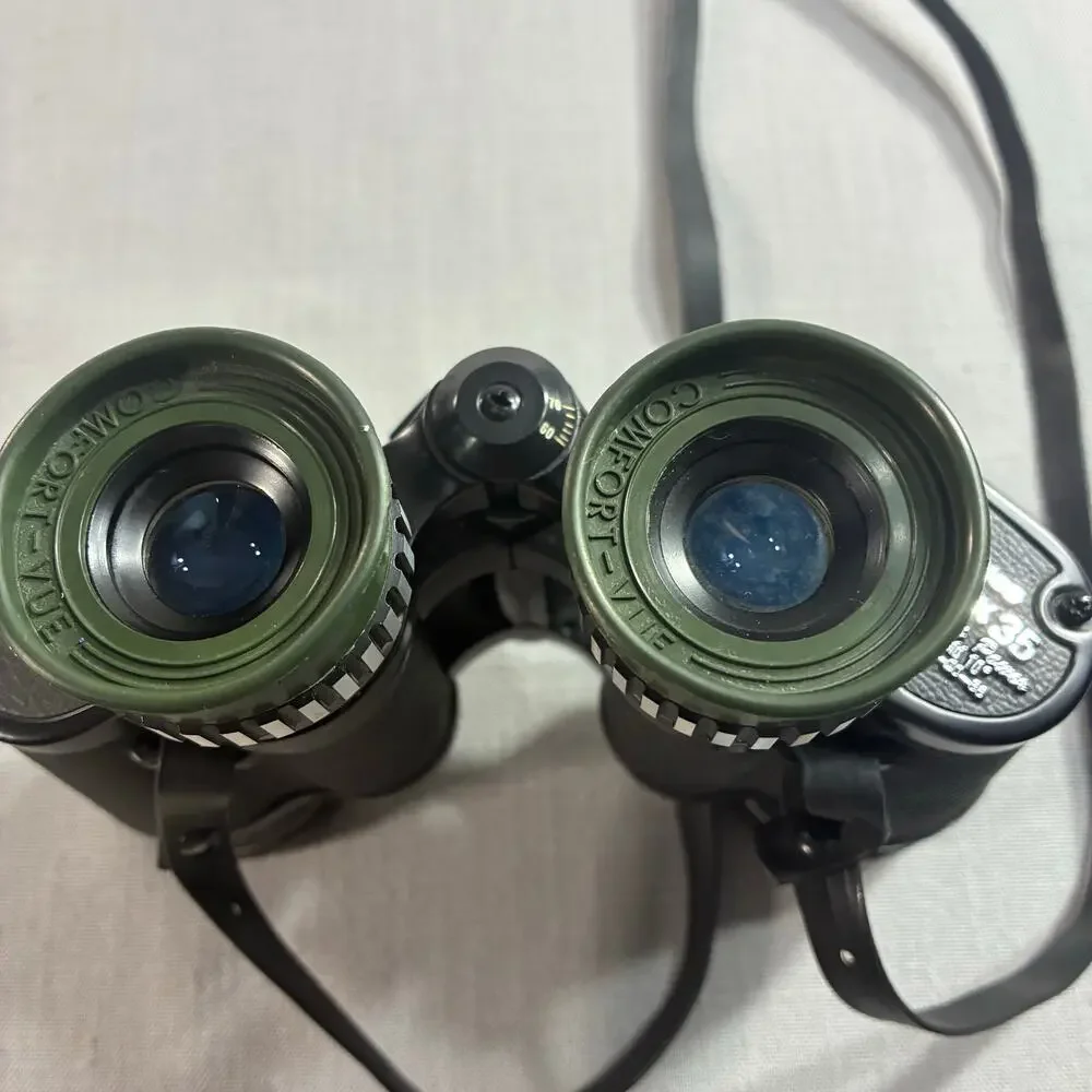 Vintage Focal Siam Cat Optics 8x35 Binoculars Extra Power Japan Kmart w Case